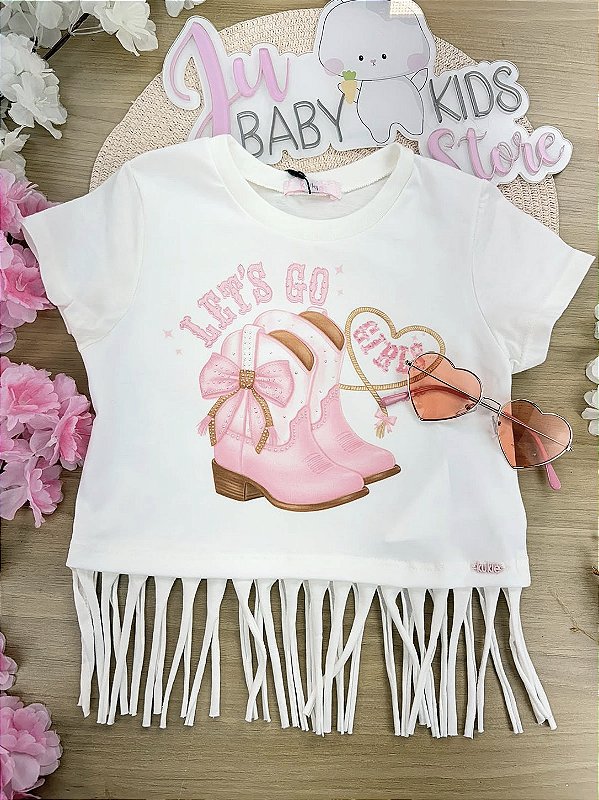 Blusa em Meia Malha Kukiê Infantil Menina