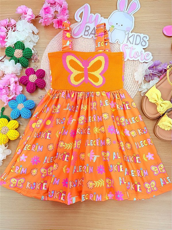 Vestido em Malha Fresh Kukiê Infantil Menina
