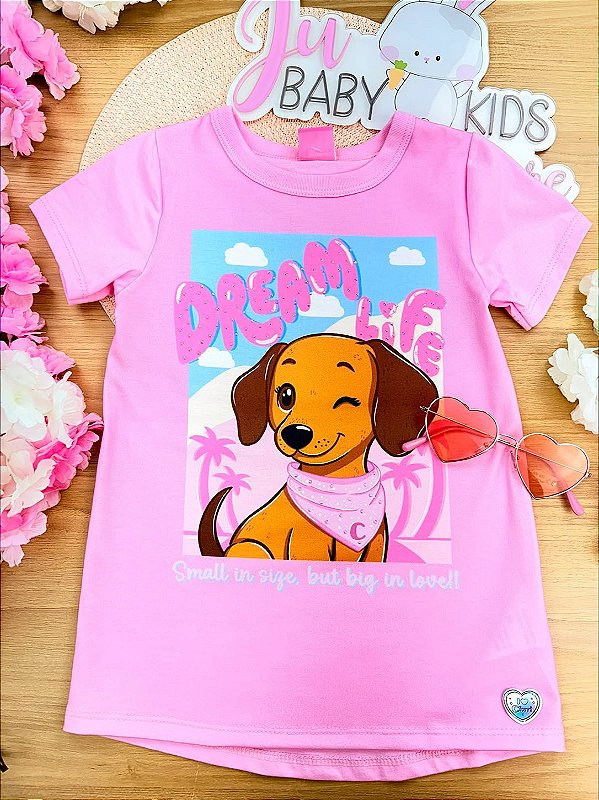 Blusa Alongada Cachorrinho Cinti