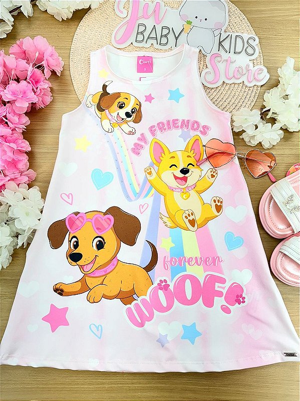 Vestido Cachorrinhos Cinti