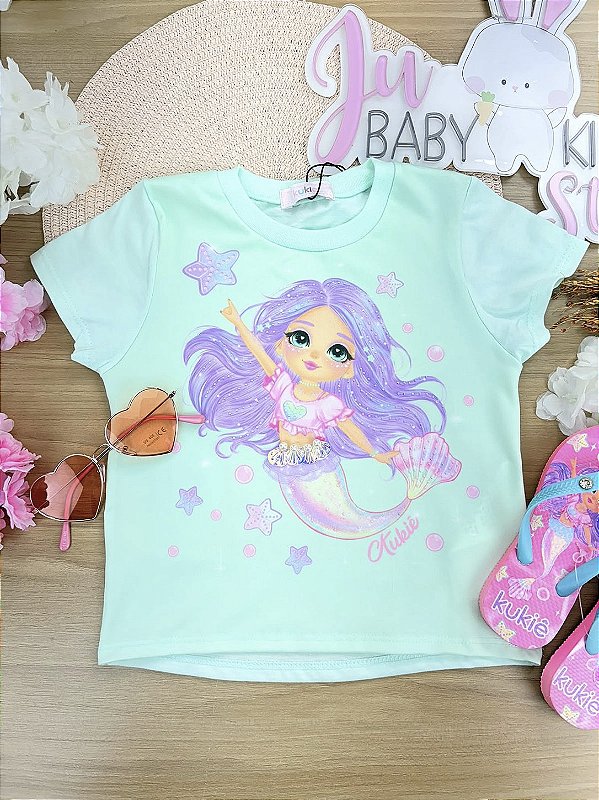 Blusa em Meia Malha Kukiê Infantil Menina