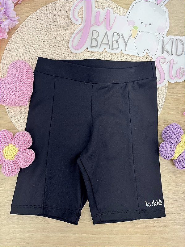 Bermuda Biker em Poliamida Kukiê Infantil Menina
