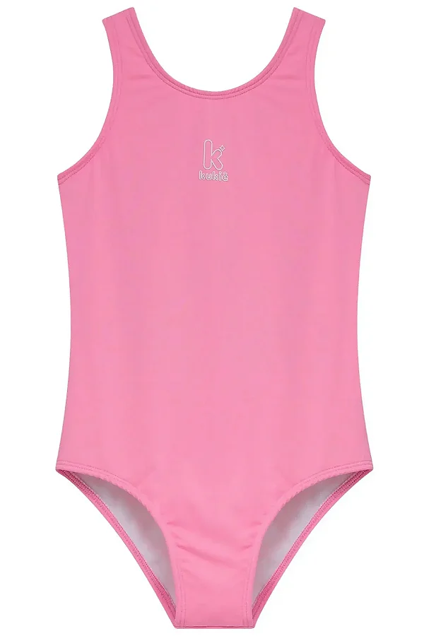 Maio em Malha com Proteção UV50+ Rosa Kukiê Infantil Menina