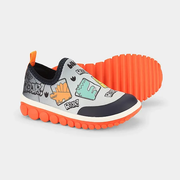 Tênis Infantil Bibi Roller 2.0 de Dinossauros