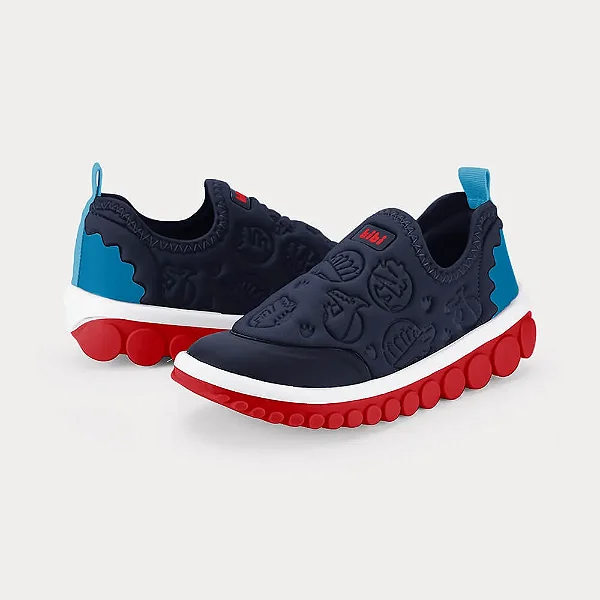 Tênis Infantil Bibi Roller 2.0 Azul de Dinossauro