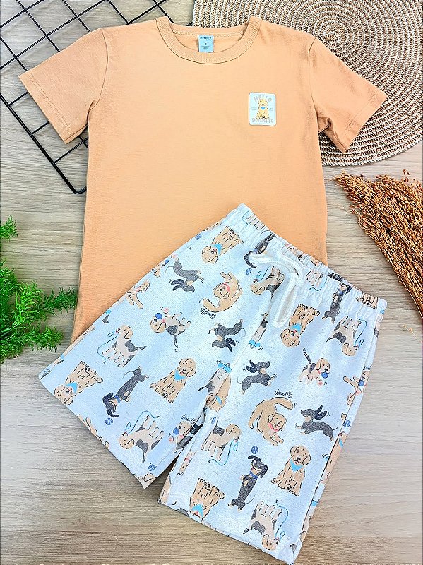 Conjunto Camiseta e Bermuda Divertto