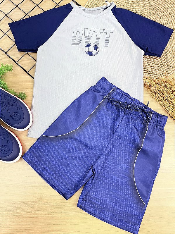 Conjunto Camiseta e Bermuda Sport Divertto