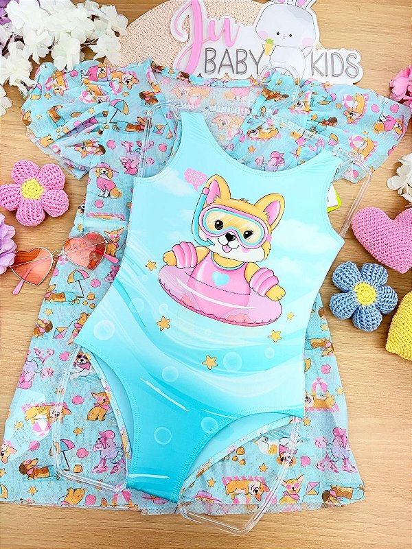 Conjunto Maiô e Saída de Praia Cinti