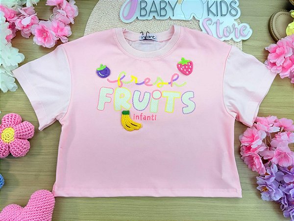 Blusa em Meia Malha Infanti Infantil Menina