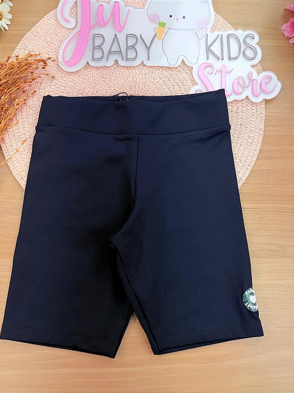 Bermuda Biker em Malha Poliamida UV 50+ Infanti Infantil Menina