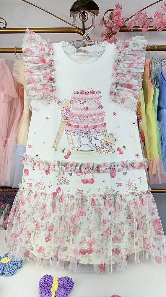 Vestido Ursinhos Petit Cherie