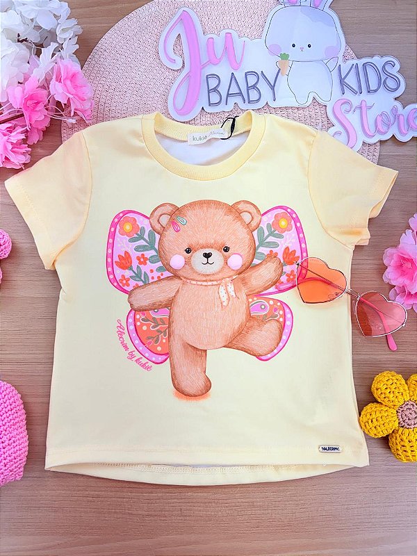 Blusa em Meia Malha Kukiê Infantil Menina