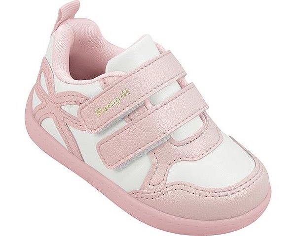 Tênis Infantil Feminino Pampili Sophie Laço Rosa