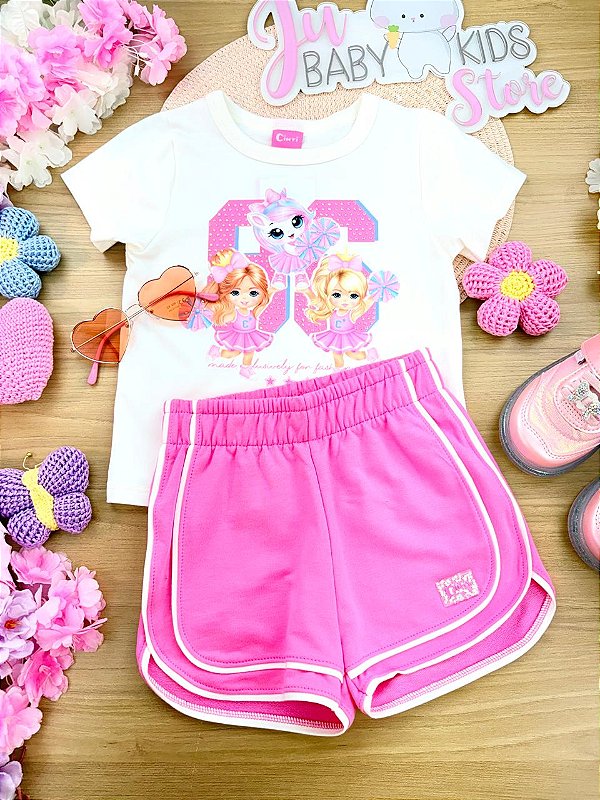Conjunto Blusa e Shorts Cinti