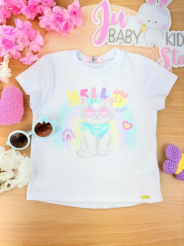 Blusa em Meia Malha Kukiê Infantil Menina