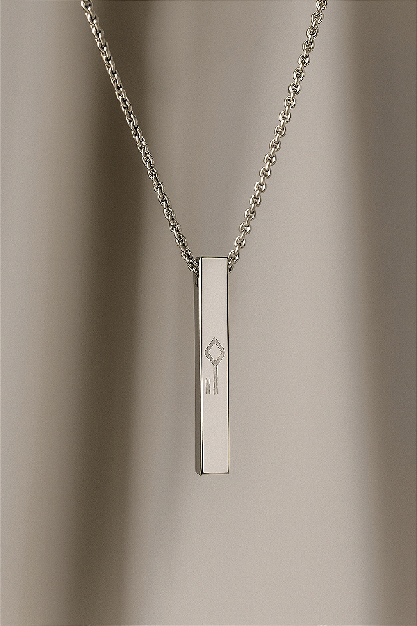 Colar Key Design Pitagoras de Aço Inoxidável