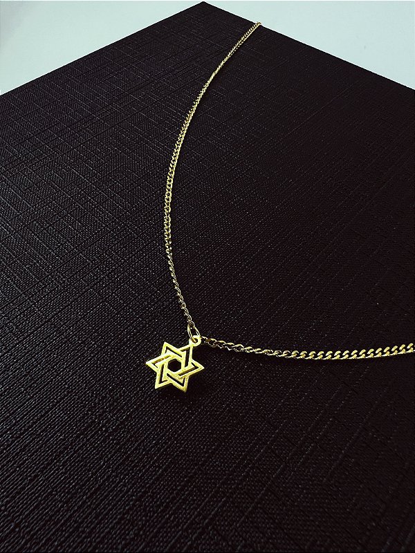 Escapulário Key Design Herbet Dourado