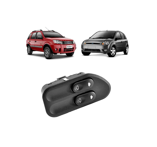 BOTÃO DUPLO VIDRO ELÉTRICO FIESTA ECOSPORT G1 03 Á 12