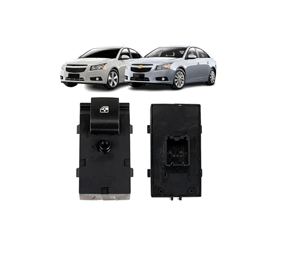 BOTÃO SIMPLES VIDRO ELÉTRICO ONIX COBALT PRISMA SPIN