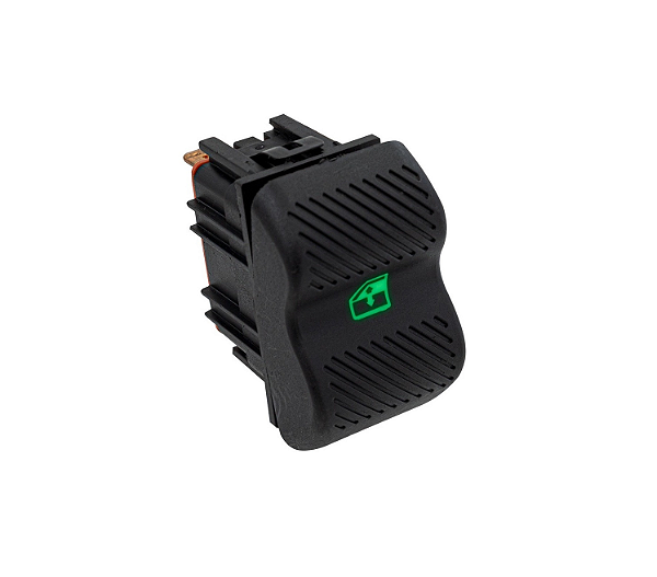 BOTÃO VIDRO ELÉTRICO SIMPLES SAVEIRO PARATI GOL G2 LED VERDE