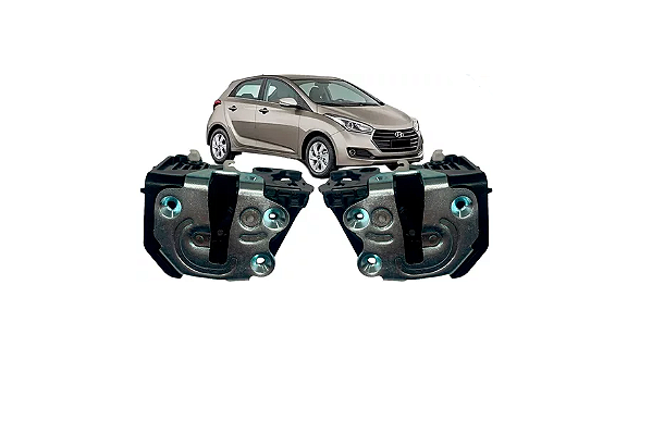 PAR FECHADURA TRASEIRA HYUNDAI HB20 PREDISPOSTA P/ ELÉTRICA