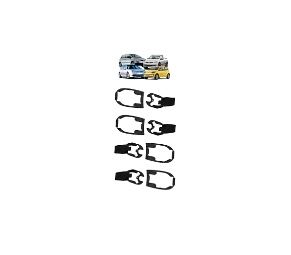 KIT CALÇO MAÇANETA PORTA FOX GOL SAVEIRO G5 BORA PASSAT AL