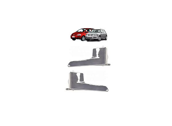 PAR MAÇANETA INTERNA PORTA FOX 03 Á 09 GOL G4 CROMADA METAL