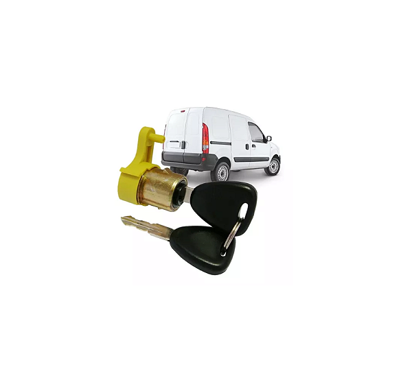 CILINDRO COM CHAVE PORTA MALAS ELEVADIÇO RENAULT KANGOO