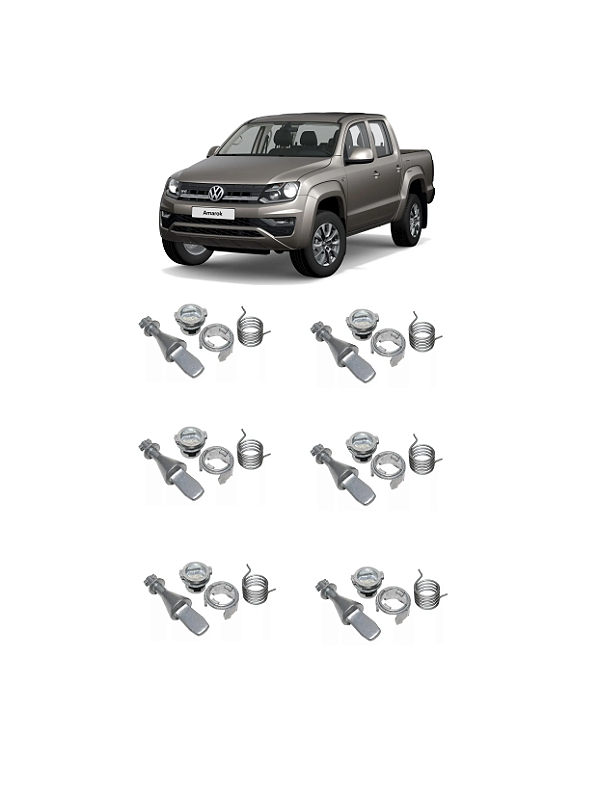 6 KIT REMO DA PORTA VW AMAROK