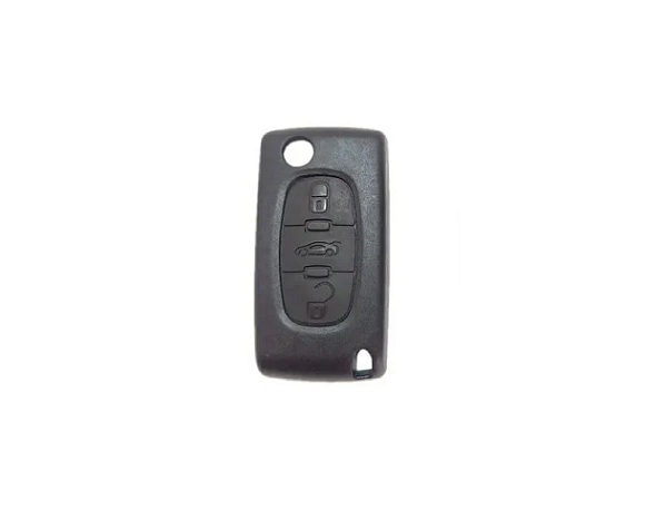 CAPA CHAVE CANIVETE PEUGEOT CITROEN 3 BOTÕES PORTA MALAS