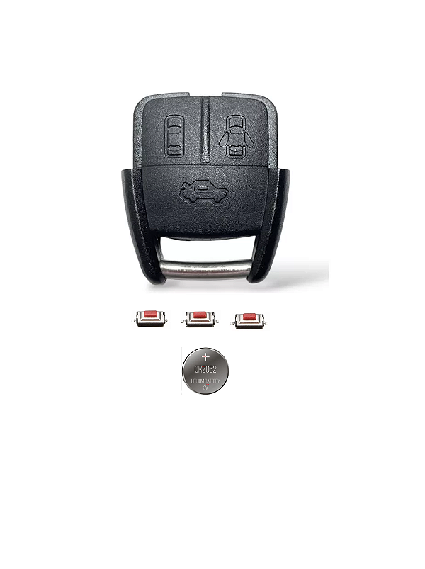 KIT CAPA CHAVE ASTRA CORSA CELTA VECTRA S10 BLAZER 3B CARRO