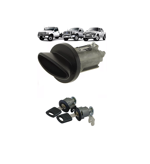 KIT CILINDRO COM MESMA CHAVE RANGER 97 Á 2012