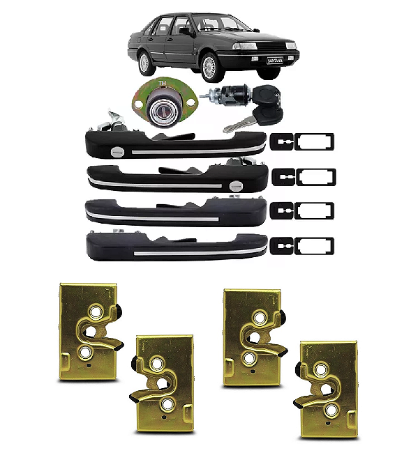 KIT MAÇANETA FECHADURAS E CILINDROS SANTANA G2 VERSAILLES