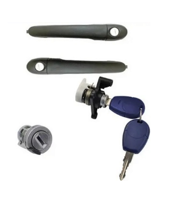 KIT CILINDROS MAÇANETAS MESMA CHAVE PALIO G1 FASE 2 APÓS 2004