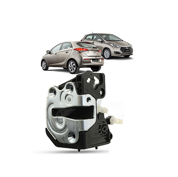 FECHADURA PORTA TRASEIR HYUNDAI HB20 PREDISPOSTA P/ ELÉTRICA