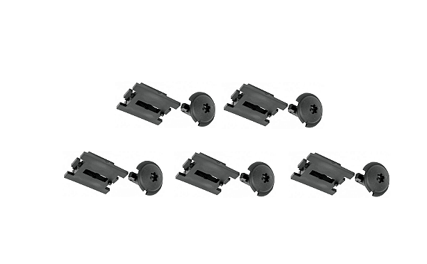 5 GRAMPOS FIXAÇÃO DO PARALAMA CITROEN C4 C5