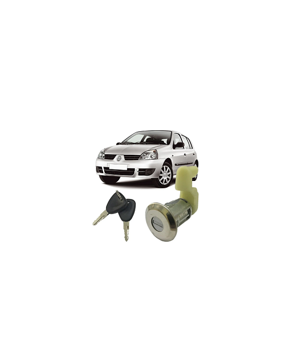 CILINDRO CHAVE PORTA  RENAULT CLIO 00 Á 16