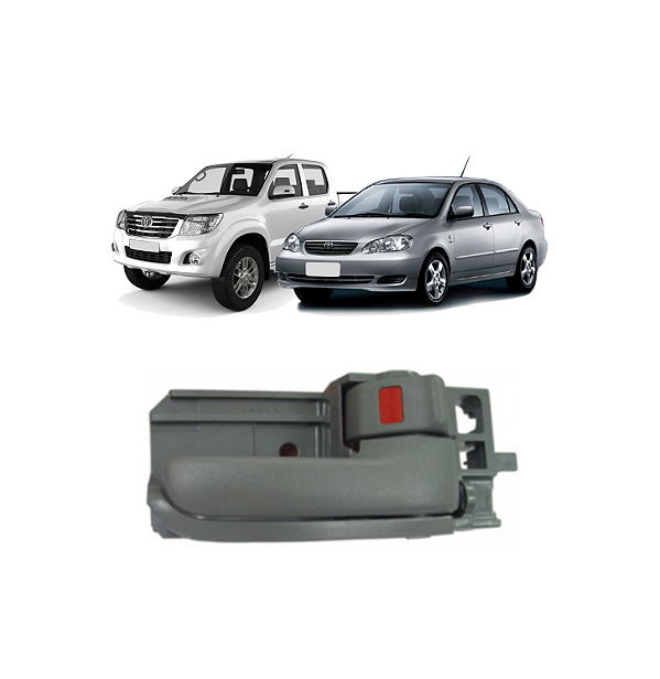 MAÇANETA INTERNA PORTA HILUX G2 APÓS 05 COROLLA G2 02 Á 08 CINZA