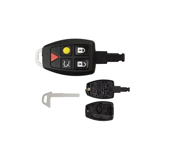 CARCAÇA CHAVE SLOT VOLVO C70 XC70 S60 VD5 V50 5 BOTÕES