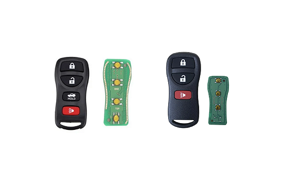 CONTROLE ALARME NISSAN 3 OU 4 BOTÕES  XTERRA FRONTIER SENTRA LIVINA COMPLETO