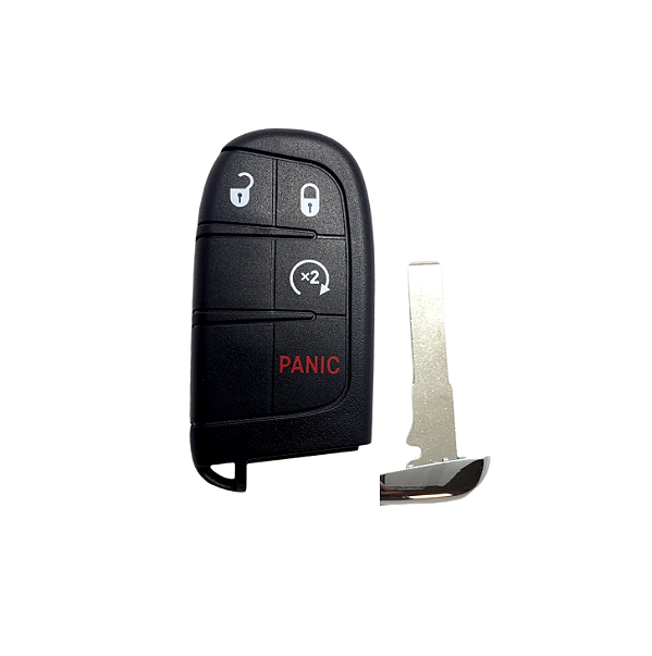 CARCAÇA CHAVE PRESENÇA JEEP CHRYSLLER 4 BOTÕES