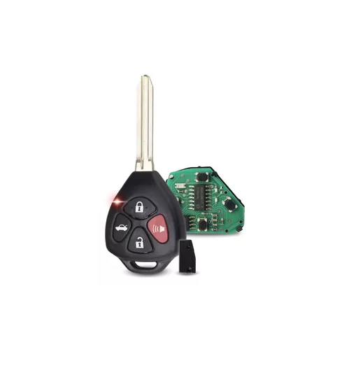 CHAVE TELECOMANDO TOYOTA HILUX 3 BOTÕES COMPLETA
