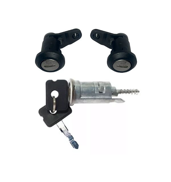KIT CILINDROS IGNIÇÃO PORTA COM CHAVE D20 D40 PICKUP 85 Á 96