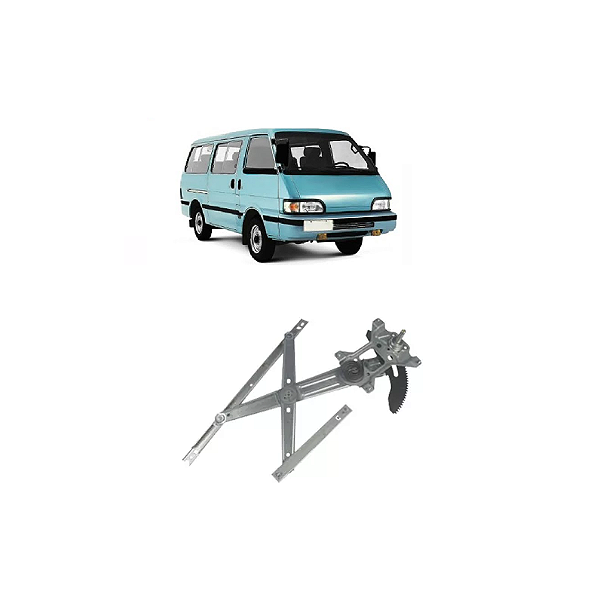 MÁQUINA VIDRO MANUAL KIA BESTA 1993 Á 1997 2.2 2.8