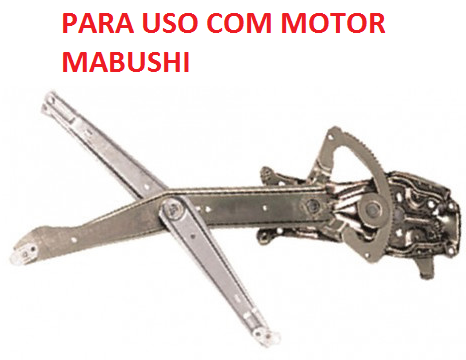 MÁQUINA VIDRO ELÉTRICO MONZA PARA MOTOR MABUSHI 4 PORTAS