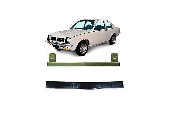 SUPORTE VIDRO PORTA CHEVETTE 73 Á 83 MARAJÓ C/ BORRACHA