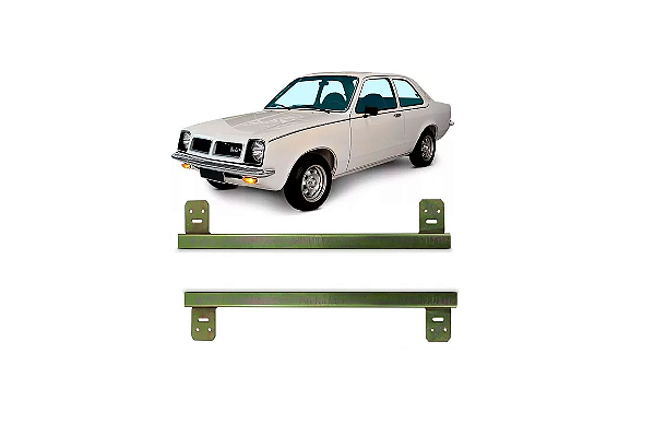 PAR SUPORTE VIDRO DA PORTA CHEVETTE 73 Á 83 MARAJÓ 80 Á 89
