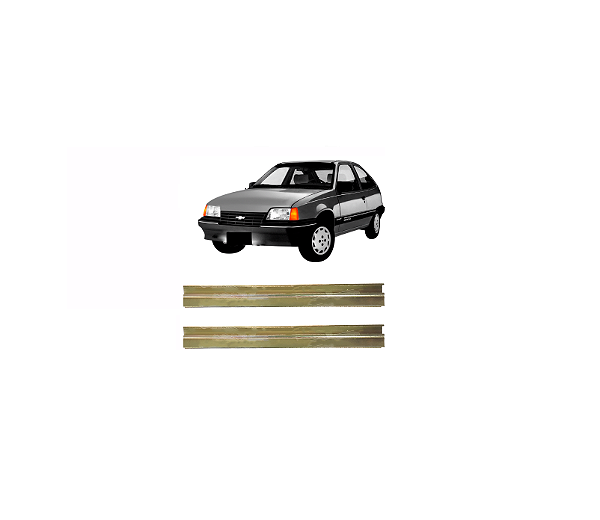 PAR SUPORTE DO VIDRO DA PORTA KADETT  89 Á 98