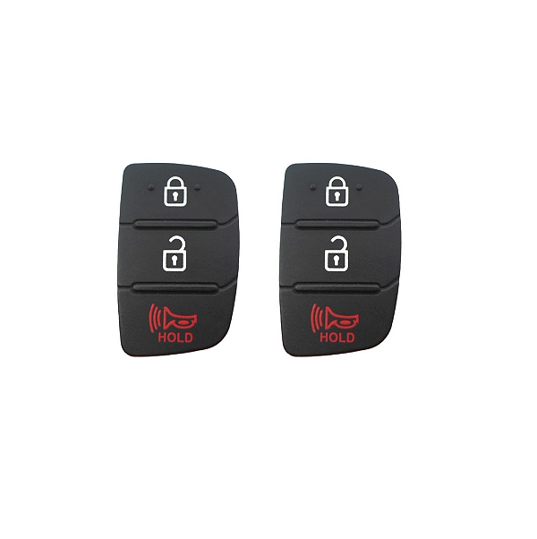 2 CAPAS FRONTAL CHAVE CANIVETE HYUNDAI HB20 3 BOTÕES