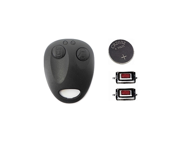 KIT CAPA FRONTAL DA CHAVE CONTROLE ALARME VECTRA CORUJINHA